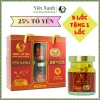 Nước tổ yến sào cao cấp chưng đông trùng hạ thảo Yến Xanh Lốc 6 lọ 70ml - Giá ưu đãi 279.000đ