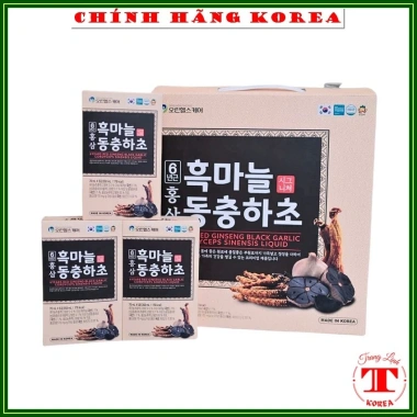 Nước tỏi đen Hàn Quốc thượng hạng và đông trùng hạ thảo 30 gói 70ml - Giá 425.000₫ 5