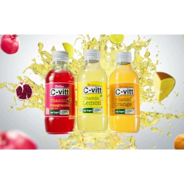 Nước Trái Cây C-Vitt Vitamin C 1.000mg Cam Chanh Lựu 140ml - Tăng đề kháng, 99.999đ 7