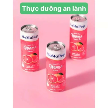 Nước Trái Cây Sparkling MAMAPOP Vị Bưởi Hồng 330ml Giảm Giá Đến 109.900₫ 3 Nước Trái Cây Sparkling MAMAPOP Vị Bưởi Hồng 330ml Giảm Giá Đến 109.900₫ 3