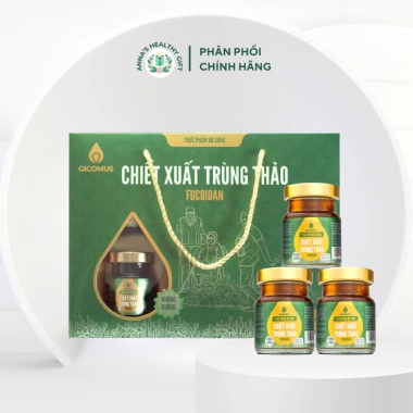 Nước Trùng Thảo Fucoidan Gicomus 6 Hũ - Quà Biếu Cao Cấp, Giảm Giá 289k 5