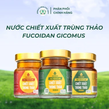 Nước Trùng Thảo Fucoidan GICOMUS 70ml - Quà Tặng Cao Cấp, Tiện Lợi, 52k