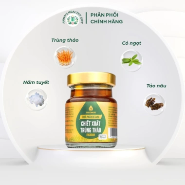 Nước Trùng Thảo Fucoidan GICOMUS 70ml - Quà Tặng Cao Cấp, Tiện Lợi, 52k