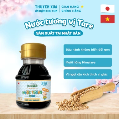 Nước tương tare 100ml Thuyền Xưa ăn dặm vị ngọt dịu, kích thích vị giác trẻ - Giá 100.000đ giảm từ 121.000đ 2
