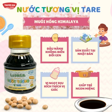Nước tương tare 100ml Thuyền Xưa ăn dặm vị ngọt dịu, kích thích vị giác trẻ - Giá 100.000đ giảm từ 121.000đ 5