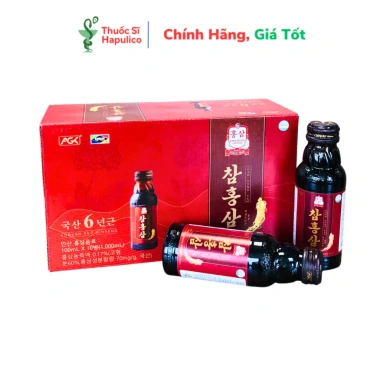Nước uống CHAM HONG SAM Hồng Sâm Hàn Quốc 100ml – Giá 70.000đ (giá gốc 86.800đ)