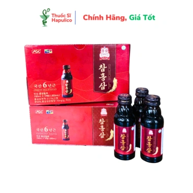 Nước uống CHAM HONG SAM Hồng Sâm Hàn Quốc 100ml – Giá 70.000đ (giá gốc 86.800đ)