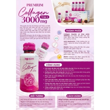 Nước Uống Collagen 3.000mg Bogo Hàn Quốc 5 in 1 - Giúp đẹp da, chống lão hoá, duy trì nét thanh xuân