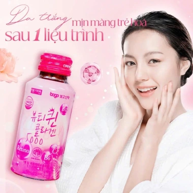 Nước Uống Collagen Beauty Queen 5.000mg - 10 chai, Vitamin Đẹp Da, Giảm Lão Hóa, Chỉ 650k 4