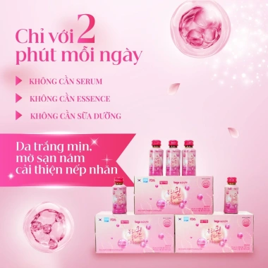 Nước Uống Collagen Beauty Queen 5.000mg - 10 chai, Vitamin Đẹp Da, Giảm Lão Hóa, Chỉ 650k 5