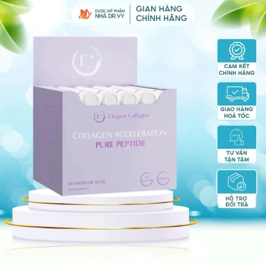 Nước Uống Collagen Elegant Acceleration Pure Peptide 30 ống - Dưỡng Da, Tóc, Móng, Giá Ưu Đãi 2.150.000 VND