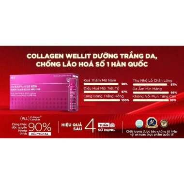 Nước uống Collagen Hàn giảm giá 23% - Làn da căng mịn, chống lão hóa, giá chỉ 1.750.000₫ 2