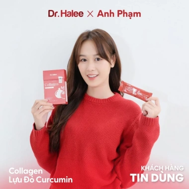 Nước Uống Collagen Lựu Đỏ Curcumin Dr.Halee Dưỡng Da Sáng Mịn, Giảm Nám 10 Gói 15ml Giá Ưu Đãi 850k 6