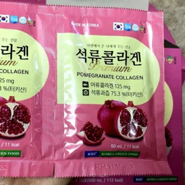 Nước Uống Collagen Lựu Đỏ Hàn Quốc 10 Gói KGF - Dưỡng Da, Chống Lão, Giá 120k 5