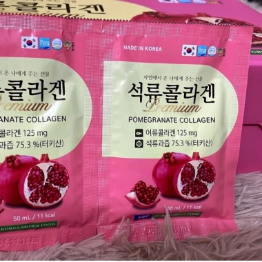 Nước Uống Collagen Lựu Đỏ Hàn Quốc 10 Gói KGF - Dưỡng Da, Chống Lão, Giá 120k 6