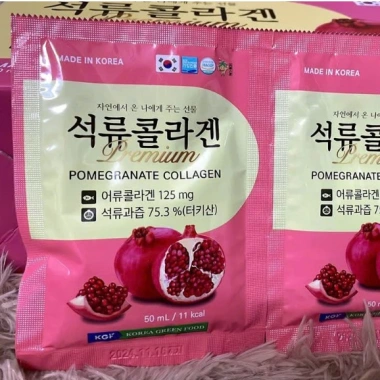 Nước Uống Collagen Lựu Đỏ Hàn Quốc 10 Gói KGF - Dưỡng Da, Chống Lão, Giá 120k 7