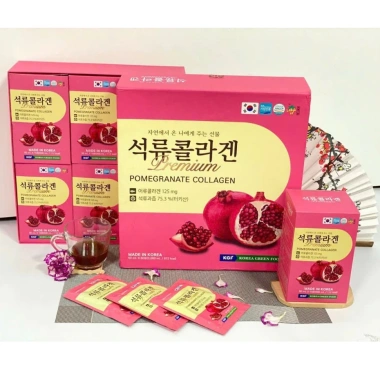 Nước Uống Collagen Lựu Đỏ Hàn Quốc 10 Gói KGF - Dưỡng Da, Chống Lão, Giá 120k 8
