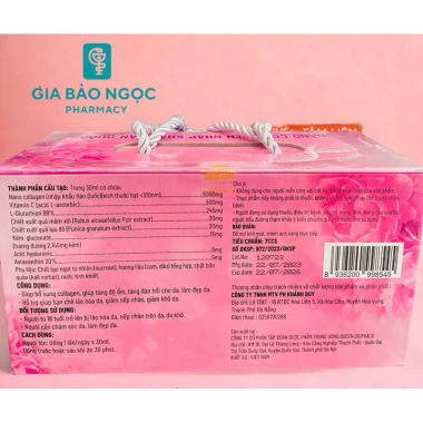Nước uống Collagen Nano 5.000 nhập khẩu Hàn Quốc 10 lọ - Da đẹp, săn chắc, giảm còn 529k 6