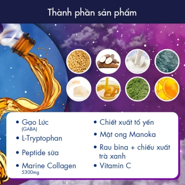 Nước uống Collagen Nite Kinohimitsu 50g: chống lão, ngủ ngon, sáng mịn, 909k 6 Nước uống Collagen Nite Kinohimitsu 50g: chống lão, ngủ ngon, sáng mịn, 909k 6