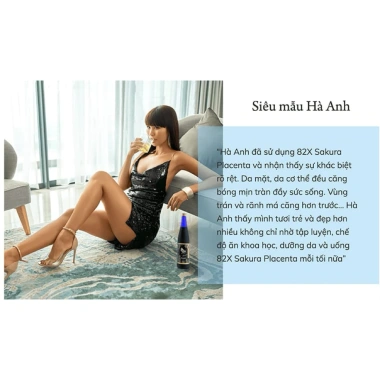 Nước uống Collagen Placenta Sakura Premium 82x - Dưỡng da mịn sáng, giảm giá tới 23% chỉ 2.29 triệu 6