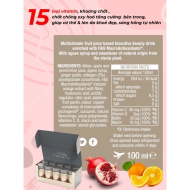 Nước uống Collagen Skin Shot Bioactive chống lão hoá da The Senses – Dưỡng da sâu, giảm nếp nhăn, giá ưu đãi 2.03 triệu 5