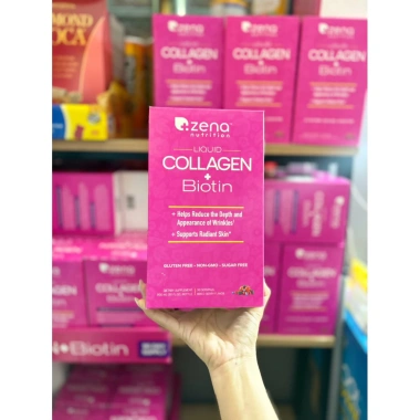 Nước uống Collagen và Biotin Zena Liquid 900ml Mỹ da đẹp giảm giá 1,150,000 VND