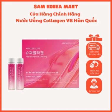 Nước Uống Collagen VB Hàn Quốc 30 Ống 25ml – Hỗ Trợ Làm Đẹp Ngăn Lão 1.65 Triệu