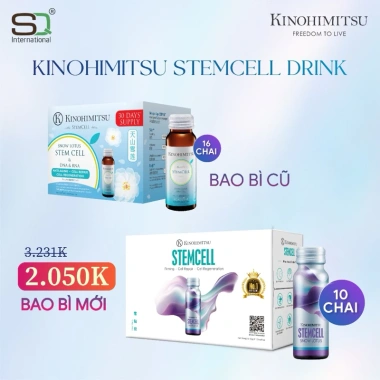 Nước uống đẹp da KINOHIMITSU Stem Cell 2.026 - Ngăn lão hoá, giá chỉ 1.050.000VNĐ