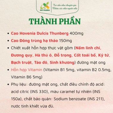 Nước Uống Đông Trùng Hạ Thảo Hovenia BIOK Hàn Quốc - Bổ Dưỡng, Tăng Cường Sức Khỏe, Giá Ưu Đãi 320k