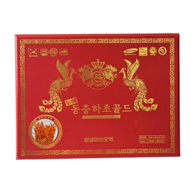 Nước Uống Đông Trùng Hạ Thảo Kanghwa Hộp Vàng 30ml x 60 Gói 1,150,000 tăng sức đề kháng