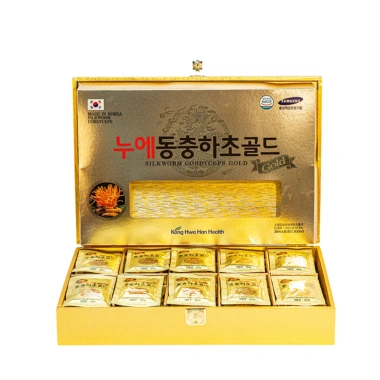 Nước Uống Đông Trùng Hạ Thảo Kanghwa Hộp Vàng 30ml x 60 Gói 1,150,000 tăng sức đề kháng