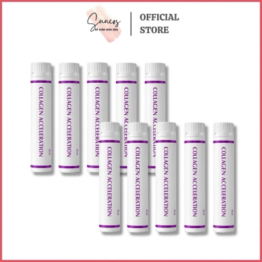 Nước uống Elegant Collagen Acceleration Pure Peptide Thụy Điển 30 ống 25ml – Giá ưu đãi 700.000₫ - Suncos 10 Nước uống Elegant Collagen Acceleration Pure Peptide Thụy Điển 30 ống 25ml – Giá ưu đãi 700.000₫ - Suncos 10