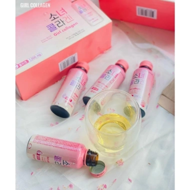 Nước uống Girl Collagen Hàn Quốc 100ml - 10 lọ, giảm giá 120k, tăng độ đàn hồi da 2 Nước uống Girl Collagen Hàn Quốc 100ml - 10 lọ, giảm giá 120k, tăng độ đàn hồi da 2