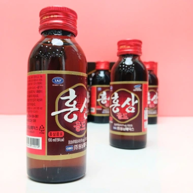 Nước Uống Hồng Sâm DongNam Hàn Quốc 10 chai 100ml - Korepharma giảm giá 120k, ưu đãi hấp dẫn 3 Nước Uống Hồng Sâm DongNam Hàn Quốc 10 chai 100ml - Korepharma giảm giá 120k, ưu đãi hấp dẫn 3
