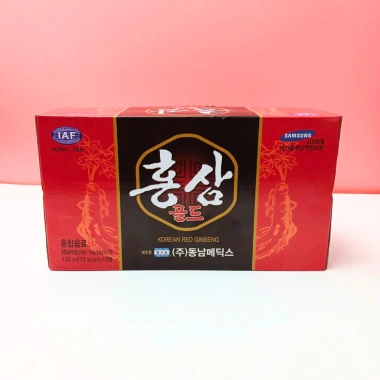 Nước Uống Hồng Sâm DongNam Hàn Quốc 10 chai 100ml - Korepharma giảm giá 120k, ưu đãi hấp dẫn