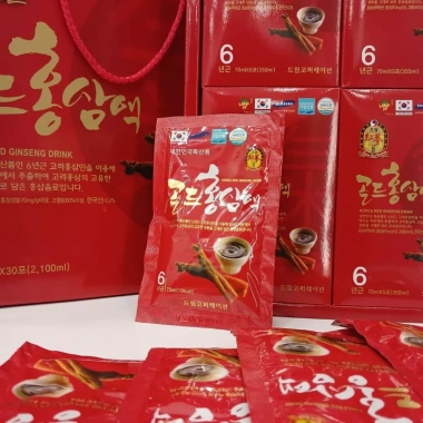 Nước uống Hồng Sâm Dream Hàn Quốc 70ml x30 gói - Tăng sức đề kháng, chỉ 540.000 VND 7