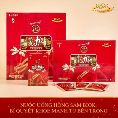 Nước Uống Hồng Sâm Korea Red Ginseng Power BIOK 15-30 Gói - Giảm giá 20% 324k 2