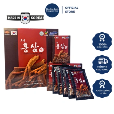 Nước Uống Hồng Sâm Pocheon Hàn Quốc 70ml - 30 Gói - Tăng Cường Sinh Lực, Giảm Mệt Mỏi, Giá Ưu Đãi 620.000đ