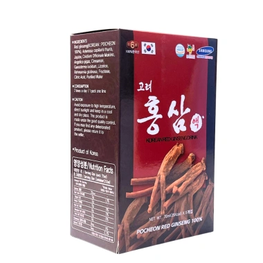 Nước Uống Hồng Sâm Pocheon Hàn Quốc 70ml - 30 Gói - Tăng Cường Sinh Lực, Giảm Mệt Mỏi, Giá Ưu Đãi 620.000đ