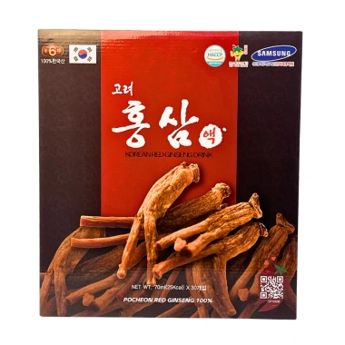 Nước Uống Hồng Sâm Pocheon Hàn Quốc 70ml - 30 Gói - Tăng Cường Sinh Lực, Giảm Mệt Mỏi, Giá Ưu Đãi 620.000đ