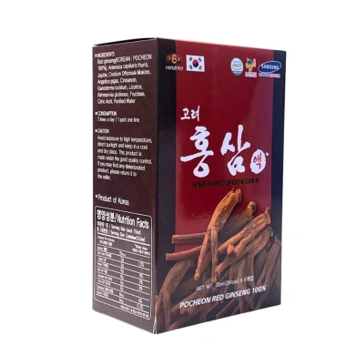 Nước Uống Hồng Sâm Pocheon Hàn Quốc 70ml x30 - DHC Korea Ginseng, chỉ 810.000₫