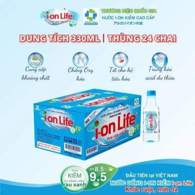Nước uống ion kiềm ionLife 4.5L thùng 4 chai công nghệ Nhật Bản, hỗ trợ khỏe ruột, mát da - Giá chỉ 40.000₫ 10