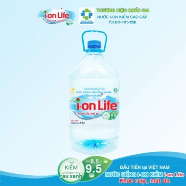 Nước uống kiềm ionLife 330ml, thùng 24 chai vi khoáng tự nhiên, công nghệ Nhật Bản, chỉ 40.000đ
