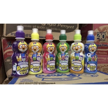 Nước Uống Pororo Vị Trái Cây 235ml 1 Thùng 24 Chai Giá Ưu Đãi 405.000đ