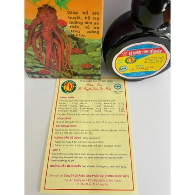 Nước uống sâm quí bổ huyết tinh tế 250ml - Ăn ngủ ngon, tăng sức khỏe, ưu đãi 165k 3 Nước uống sâm quí bổ huyết tinh tế 250ml - Ăn ngủ ngon, tăng sức khỏe, ưu đãi 165k 3