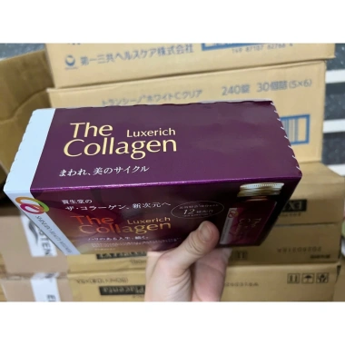 Nước uống Shiseido The Collagen EXR LUXERICH 10 chai 50ml – Collagen Nhật Bản giúp da đẹp, giá giảm 699.000₫