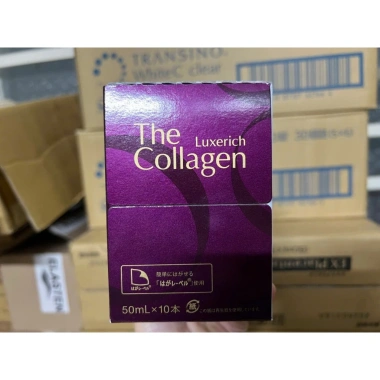 Nước uống Shiseido The Collagen EXR LUXERICH 10 chai 50ml – Collagen Nhật Bản giúp da đẹp, giá giảm 699.000₫