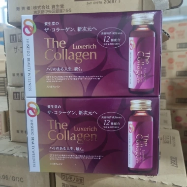 Nước uống Shiseido The Collagen Luxerich 10 chai 50ml chính hãng Nhật Bản 2.026 - 495k 2 Nước uống Shiseido The Collagen Luxerich 10 chai 50ml chính hãng Nhật Bản 2.026 - 495k 2