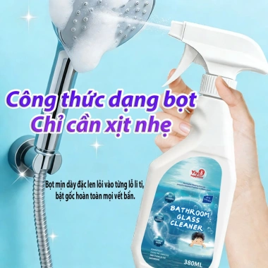 Nước Vệ Sinh Phòng Tắm Đa Năng 380ml - Làm Sạch Kính, Gương, Vòi Sen, Khử Mùi Hiệu Quả Giá Ưu Đãi 67.620 VND