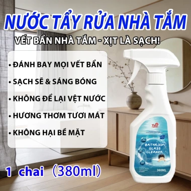 Nước Vệ Sinh Phòng Tắm Đa Năng 380ml - Làm Sạch Kính, Gương, Vòi Sen, Khử Mùi Hiệu Quả Giá Ưu Đãi 67.620 VND 10 Nước Vệ Sinh Phòng Tắm Đa Năng 380ml - Làm Sạch Kính, Gương, Vòi Sen, Khử Mùi Hiệu Quả Giá Ưu Đãi 67.620 VND 10